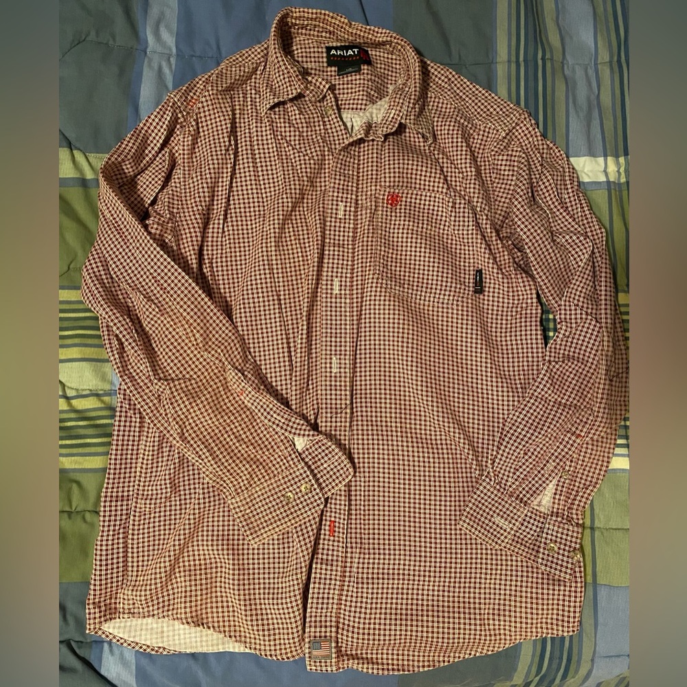 Men’s Ariat FR Button Up Shirt